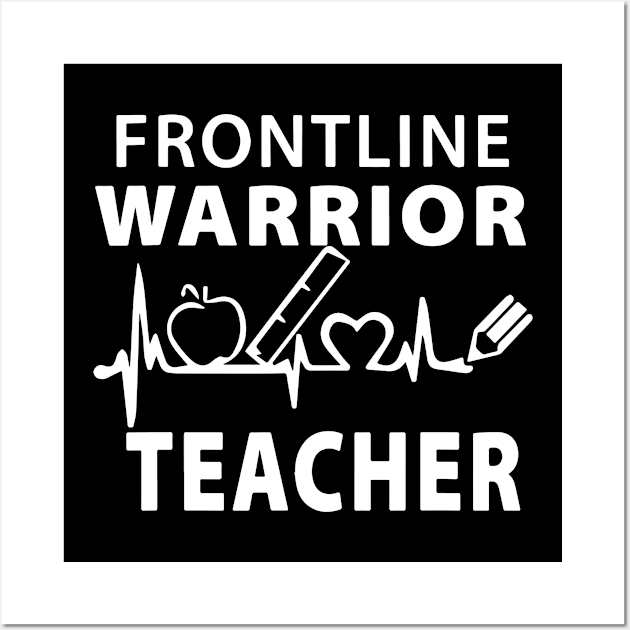 Frontline Warrior Teacher Wall Art by ArchmalDesign